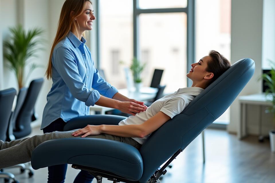 Chair Massage für Unternehmen in Salzburg